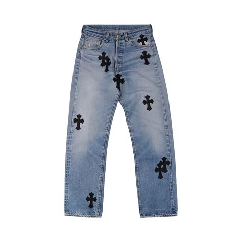 chrome hearts cross jeans replica|chrome hearts jeans text.